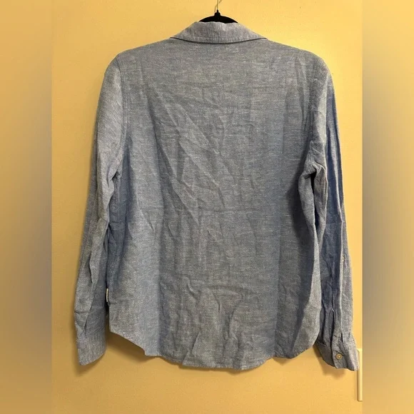 Ladies Blue Orvis Top - Picture 3 of 4